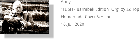 Andy “TUSH - Barmbek Edition” Org. by ZZ Top Homemade Cover Version 16. Juli 2020